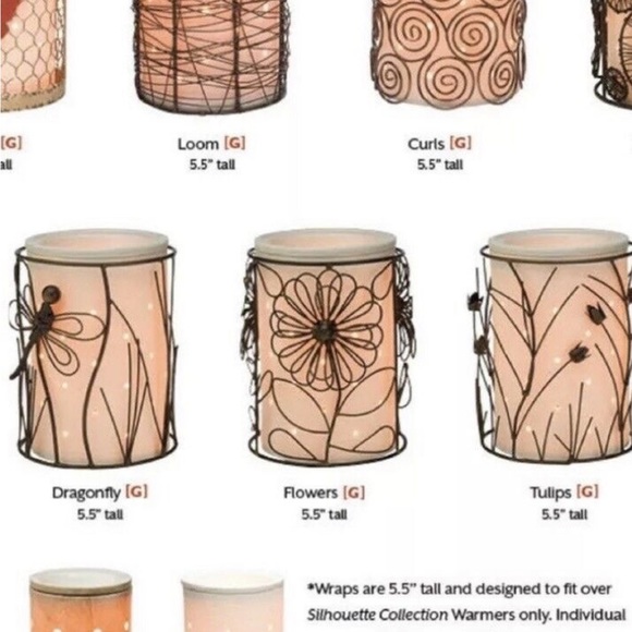 Scentsy 2021 Etched Core Full Size Warmer with Loom Wrap Sleeve - Picture 8 of 8